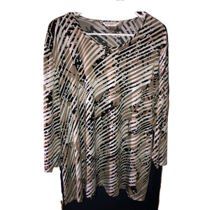 Women’s Plus Sizer Long Sleeve Blohsr - Size 3X - Allison Daley - Brand New